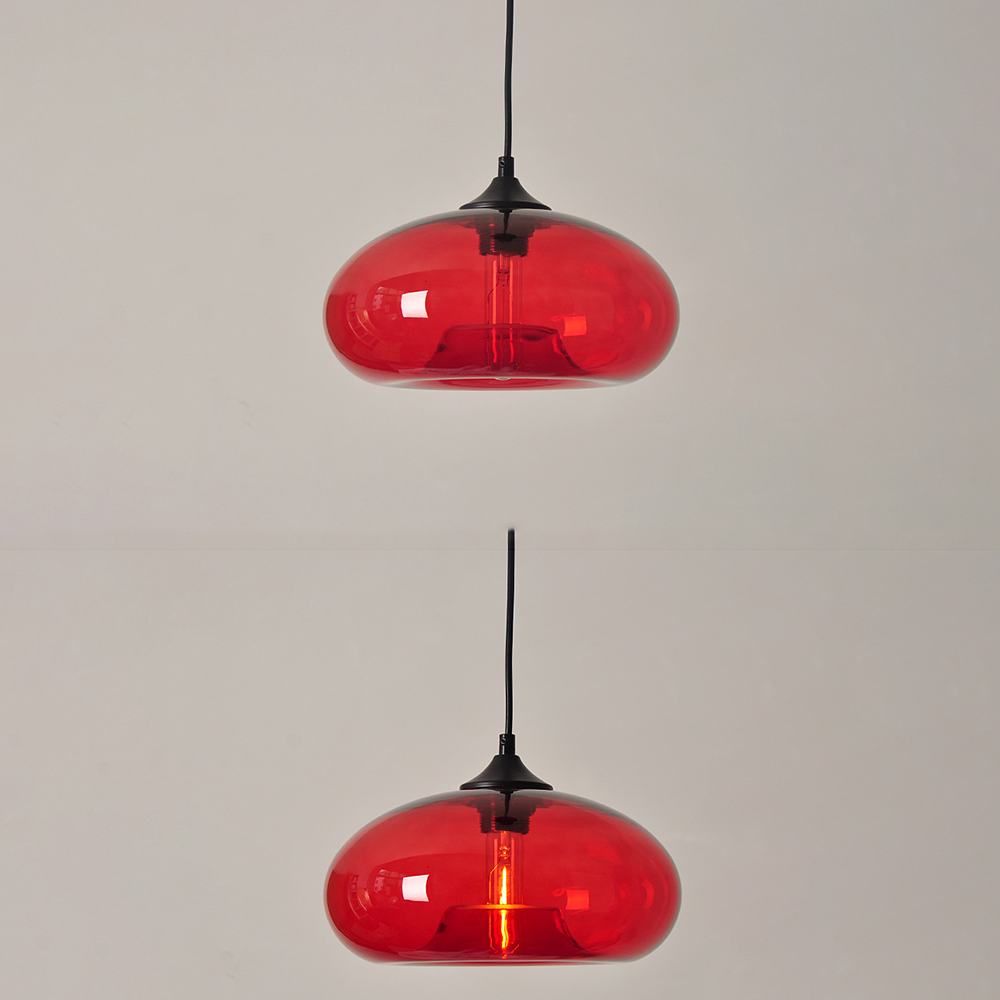 Lámpara Colgante de Vidrio Colorido para Comedor – Diseño Único y Artístico 7