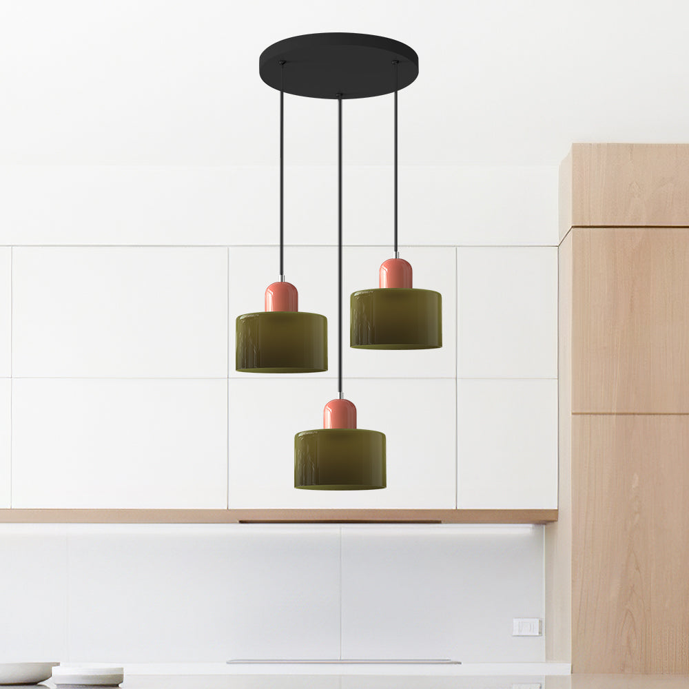 Lámpara Colgante de Vidrio Creativa y Moderna con Diseño Elegante 11