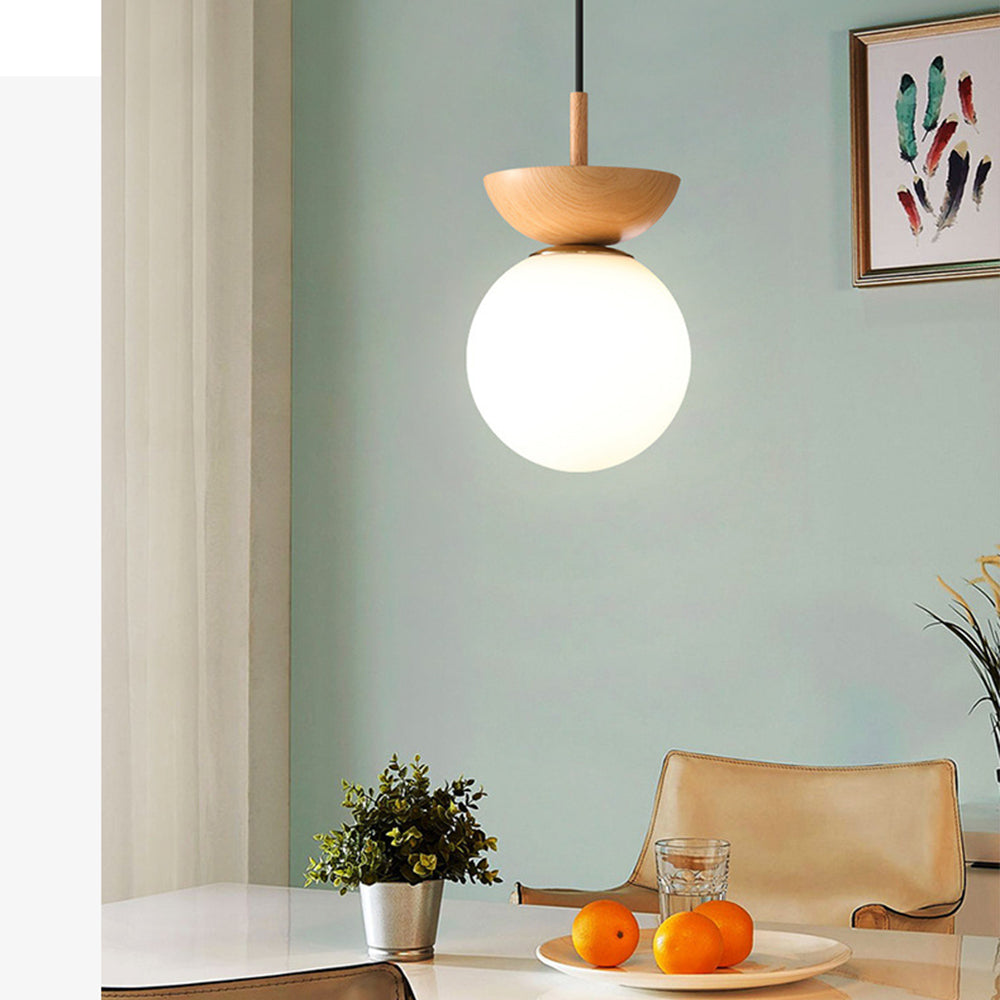 Lámpara Colgante de Vidrio Decorativa con Diseño Elegante – Ideal para Salones y Comedores 1