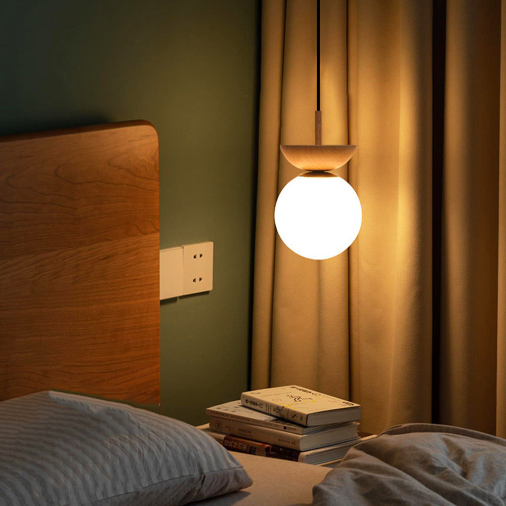 Lámpara Colgante de Vidrio Decorativa con Diseño Elegante – Ideal para Salones y Comedores 2