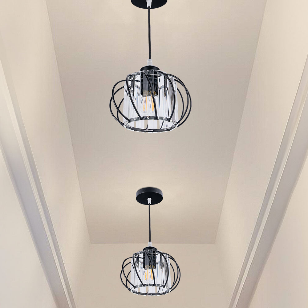 Lámpara Colgante de Vidrio Globular Nórdica para Pasillo – Diseño Moderno y Minimalista 1