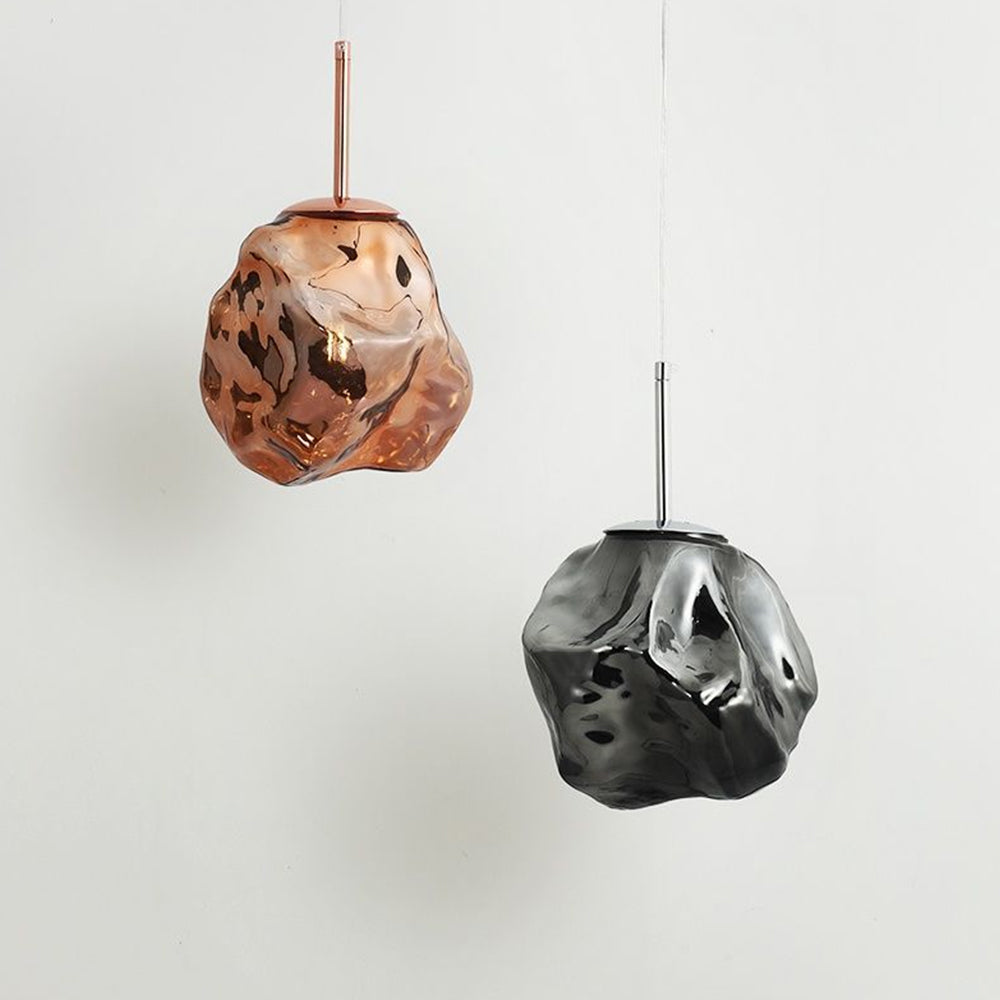 Lámpara Colgante de Vidrio Moderna con Diseño Elegante y Longitud Ajustable 9