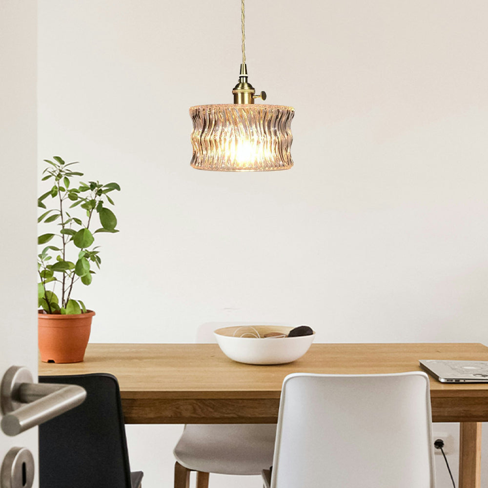 Lámpara Colgante de Vidrio Moderno con Diseño Minimalista para Cocina y Comedor 1
