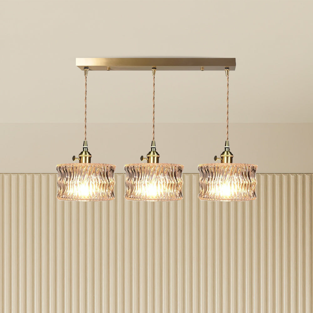Lámpara Colgante de Vidrio Moderno con Diseño Minimalista para Cocina y Comedor 10