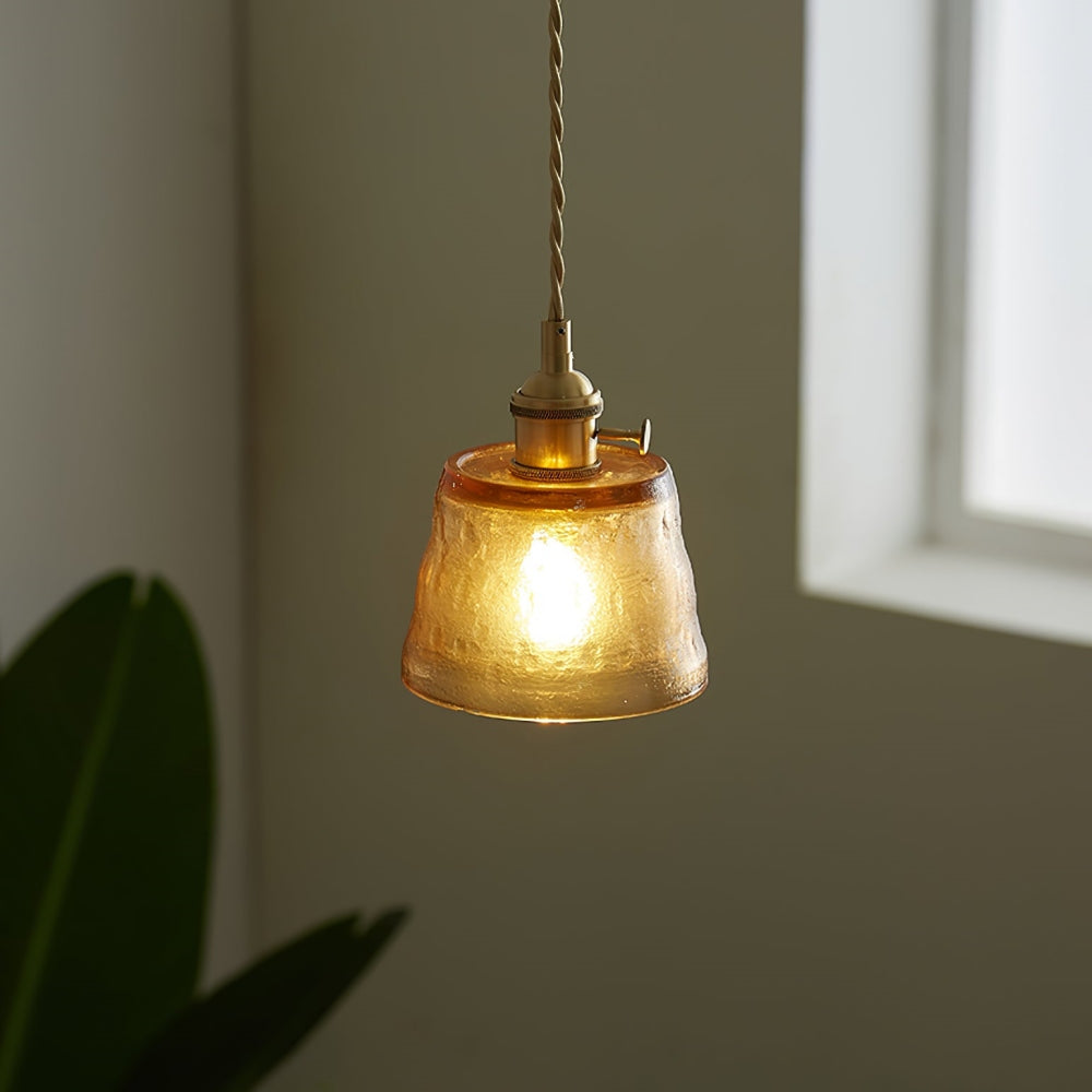 Lámpara Colgante de Vidrio Moderno y Minimalista – Diseño Elegante para Comedor y Sala de Estar 0