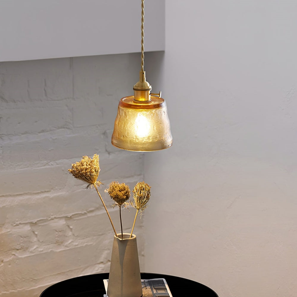 Lámpara Colgante de Vidrio Moderno y Minimalista – Diseño Elegante para Comedor y Sala de Estar 1