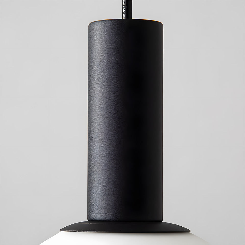 Lámpara Colgante de Vidrio Opalescente Moderna para Techo – Diseño Sofisticado Ideal para Dormitorios y Salas de Estar 3