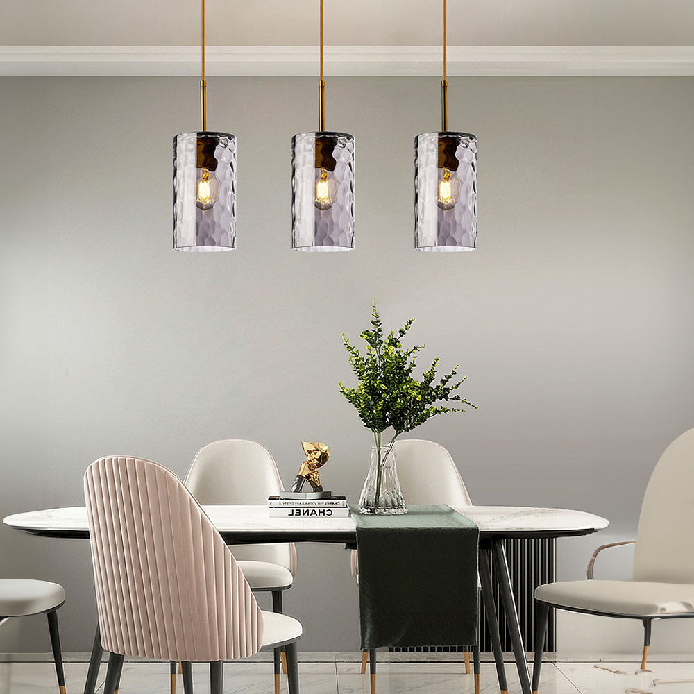Lámpara Colgante de Vidrio Ripple para Comedor – Diseño Moderno y Artístico 10