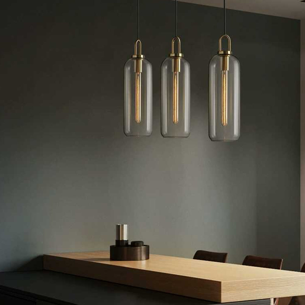 Lámpara Colgante de Vidrio Simple Nórdica – Diseño Minimalista para Iluminación Moderna 2