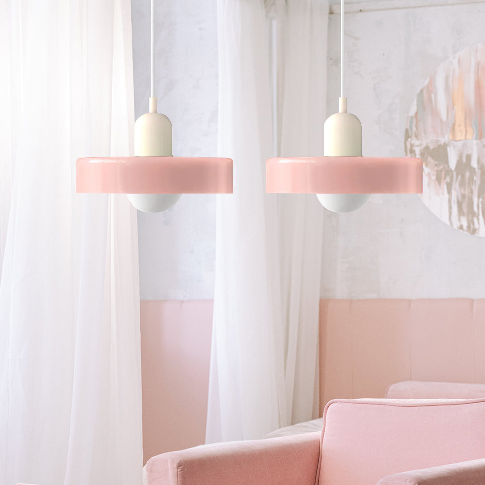 Lámpara Colgante de Vidrio Templado Bauhaus de 2 Cabezas – Diseño Moderno y Elegante 17