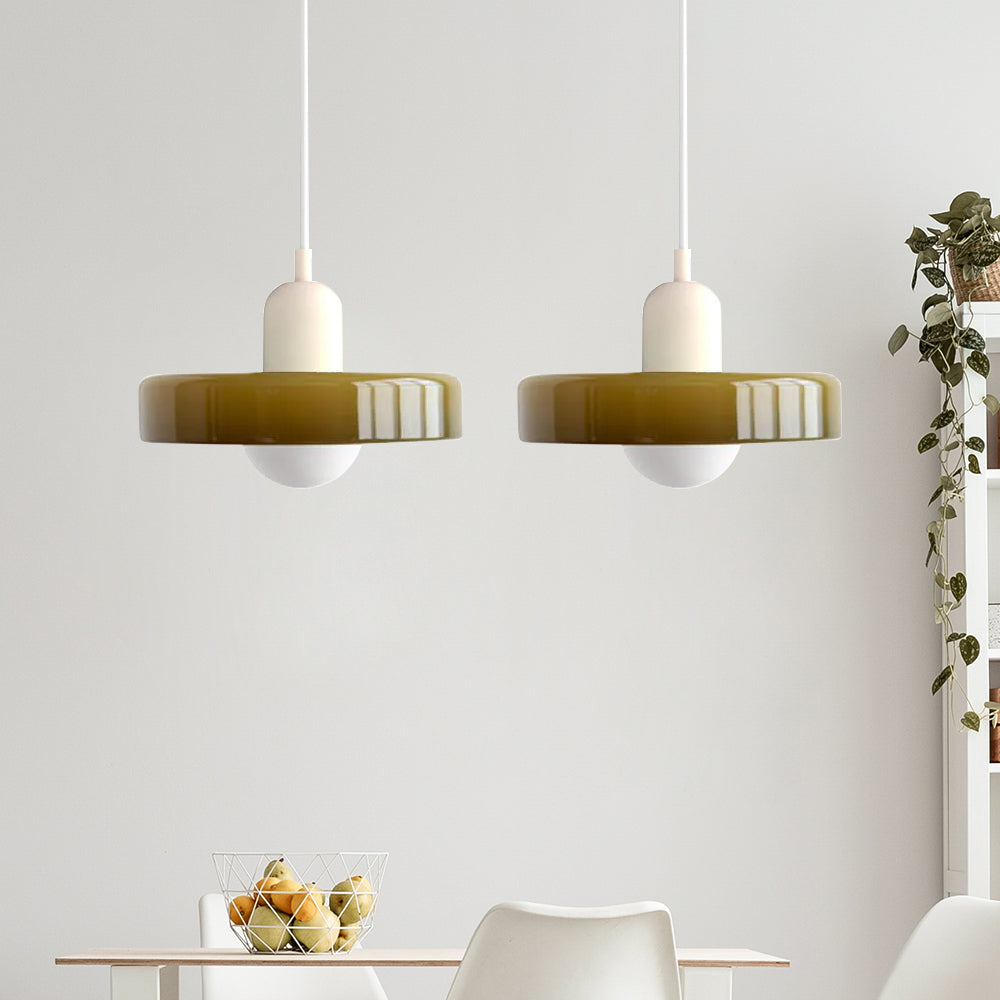 Lámpara Colgante de Vidrio Templado Bauhaus de 2 Cabezas – Diseño Moderno y Elegante 23