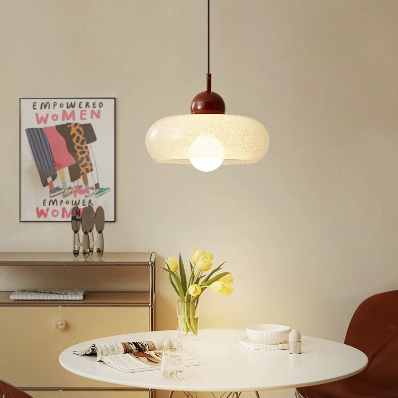 Lámpara Colgante de Vidrio Transparente Minimalista Moderna para Techo – Lámpara de Techo Escandinava para Sala de Estar 3