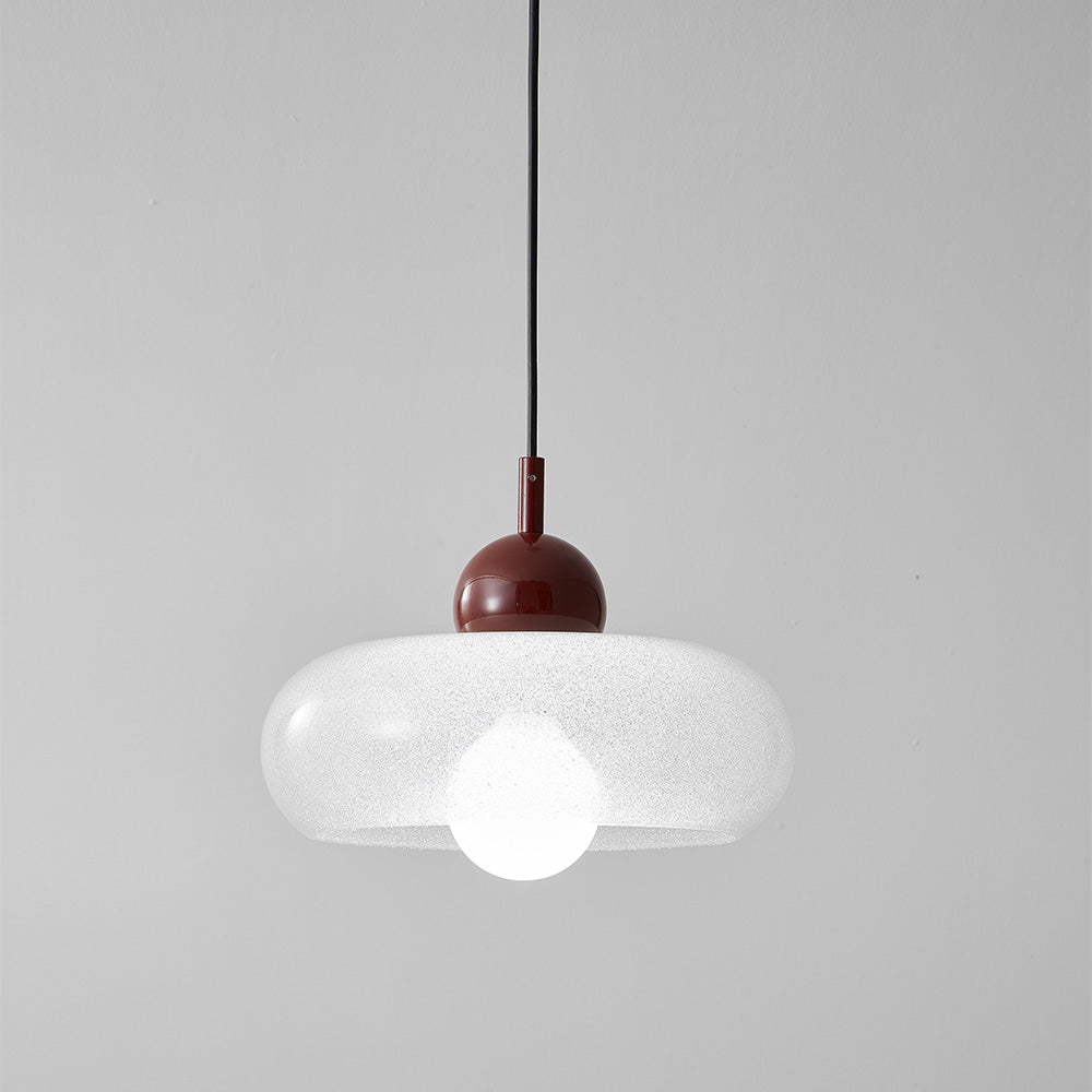 Lámpara Colgante de Vidrio Transparente Minimalista Moderna para Techo – Lámpara de Techo Escandinava para Sala de Estar 7