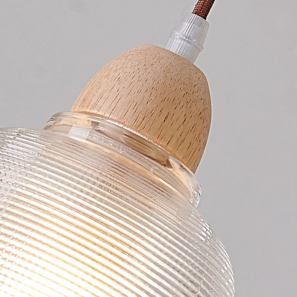 Lámpara Colgante de Vidrio Transparente para Pasillo – Diseño Elegante y Versátil 6