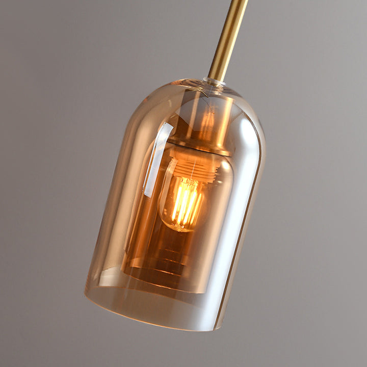 Lámpara Colgante de Vidrio Transparente para Pasillo – Diseño Moderno y Elegante 7