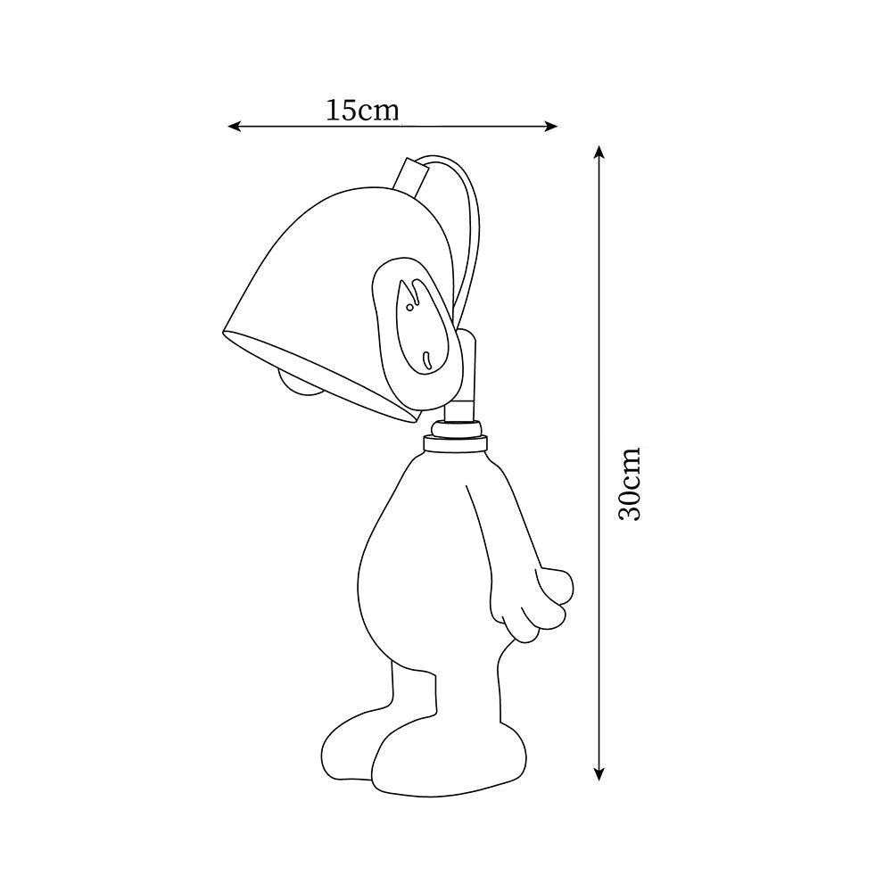 Lámpara Decorativa Calentadora de Cera Snoopy, Diseño Único en Resina y Metal, Luz Suave para Aromaterapia, Uso Interior 4