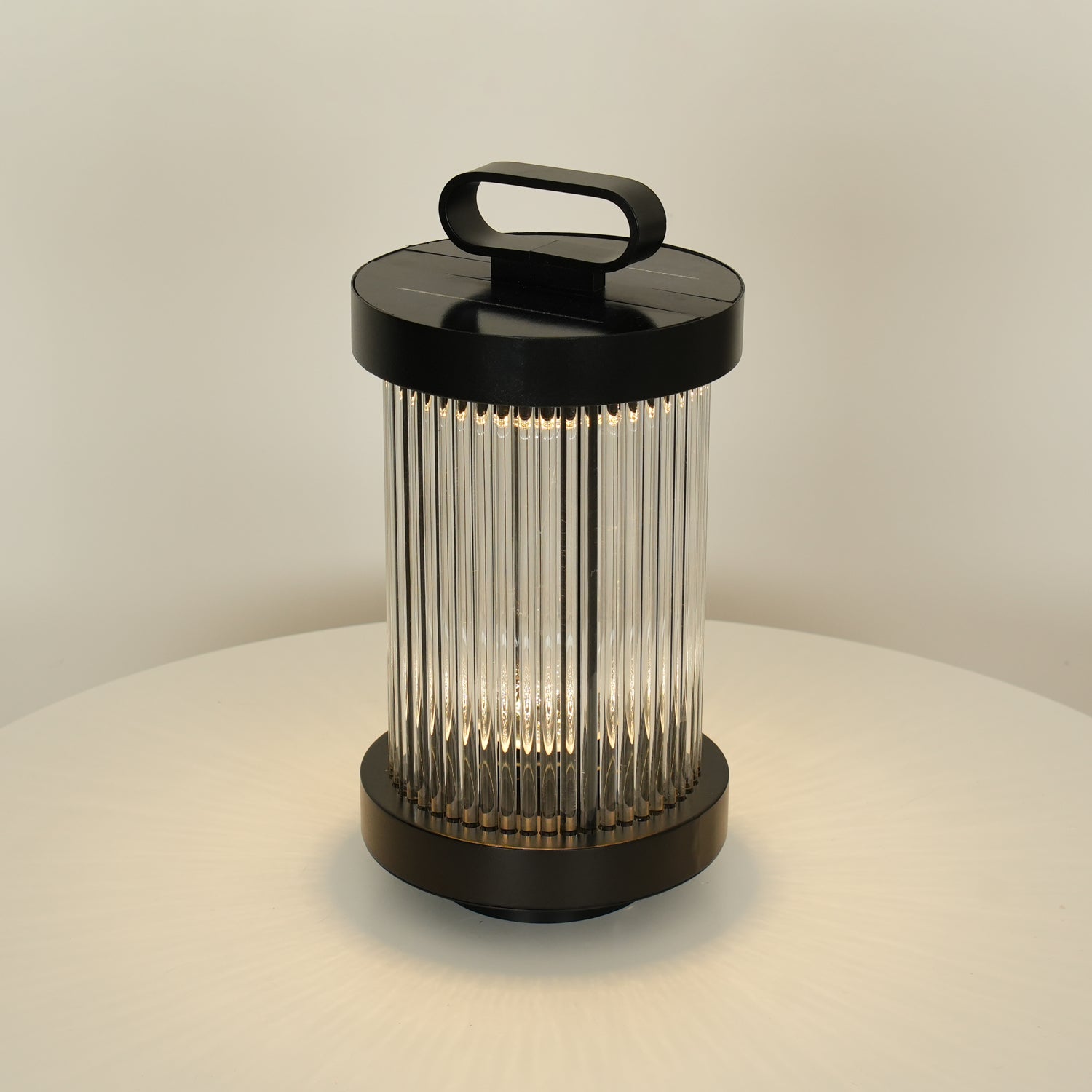 Lámpara Solar Exterior con Control Remoto de Acero Inoxidable - Luces Solares Jardín Resistente a la Intemperie con Iluminación Eficiente 0