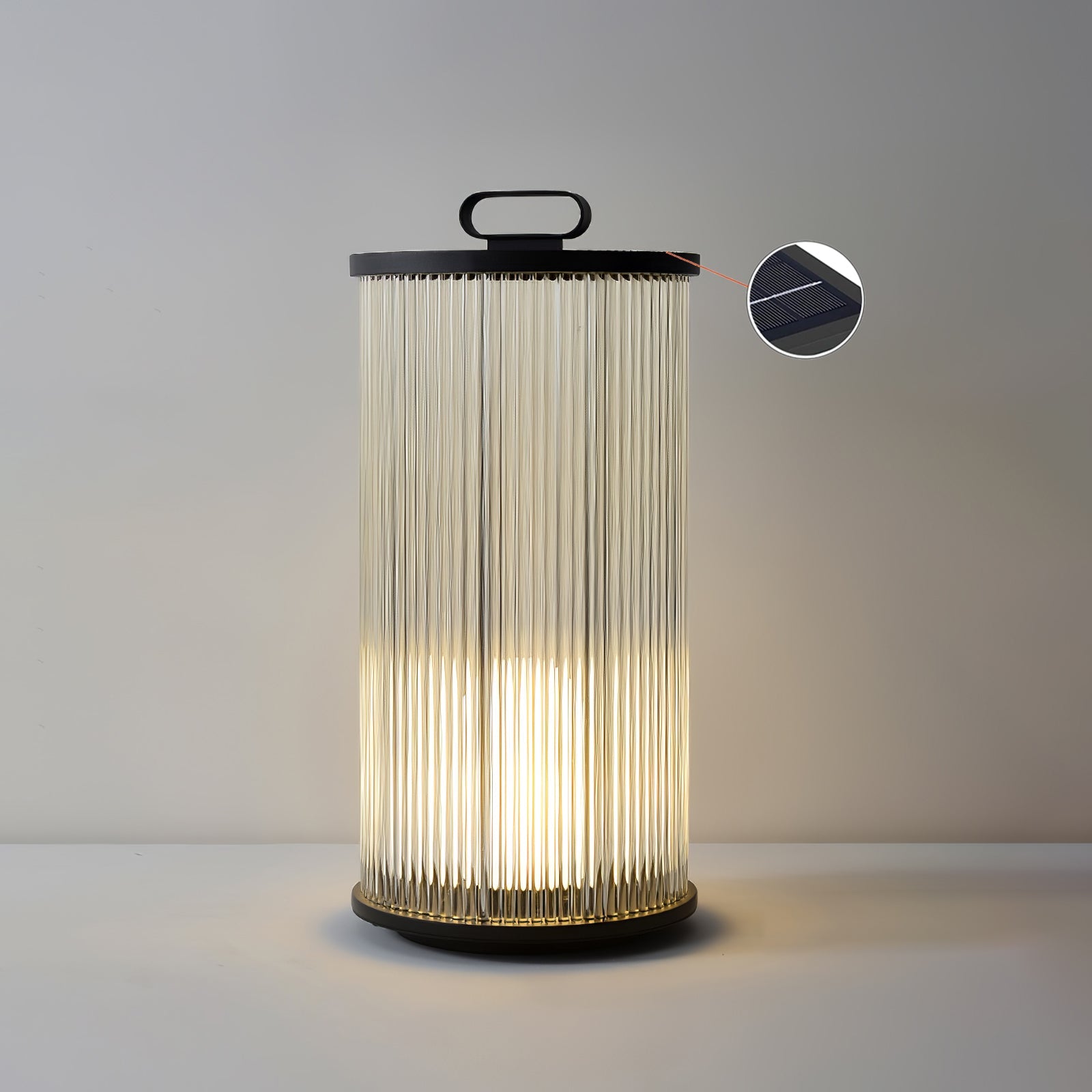 Lámpara Solar Exterior con Control Remoto de Acero Inoxidable - Luces Solares Jardín Resistente a la Intemperie con Iluminación Eficiente 9