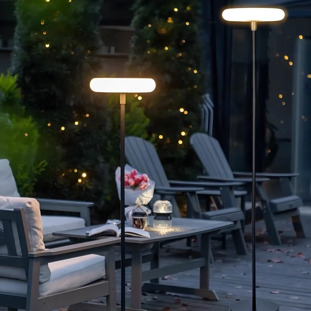 Lámpara Solar Exterior de Metal y Acrílico – Iluminación Eficiente para Jardín y Patio 7