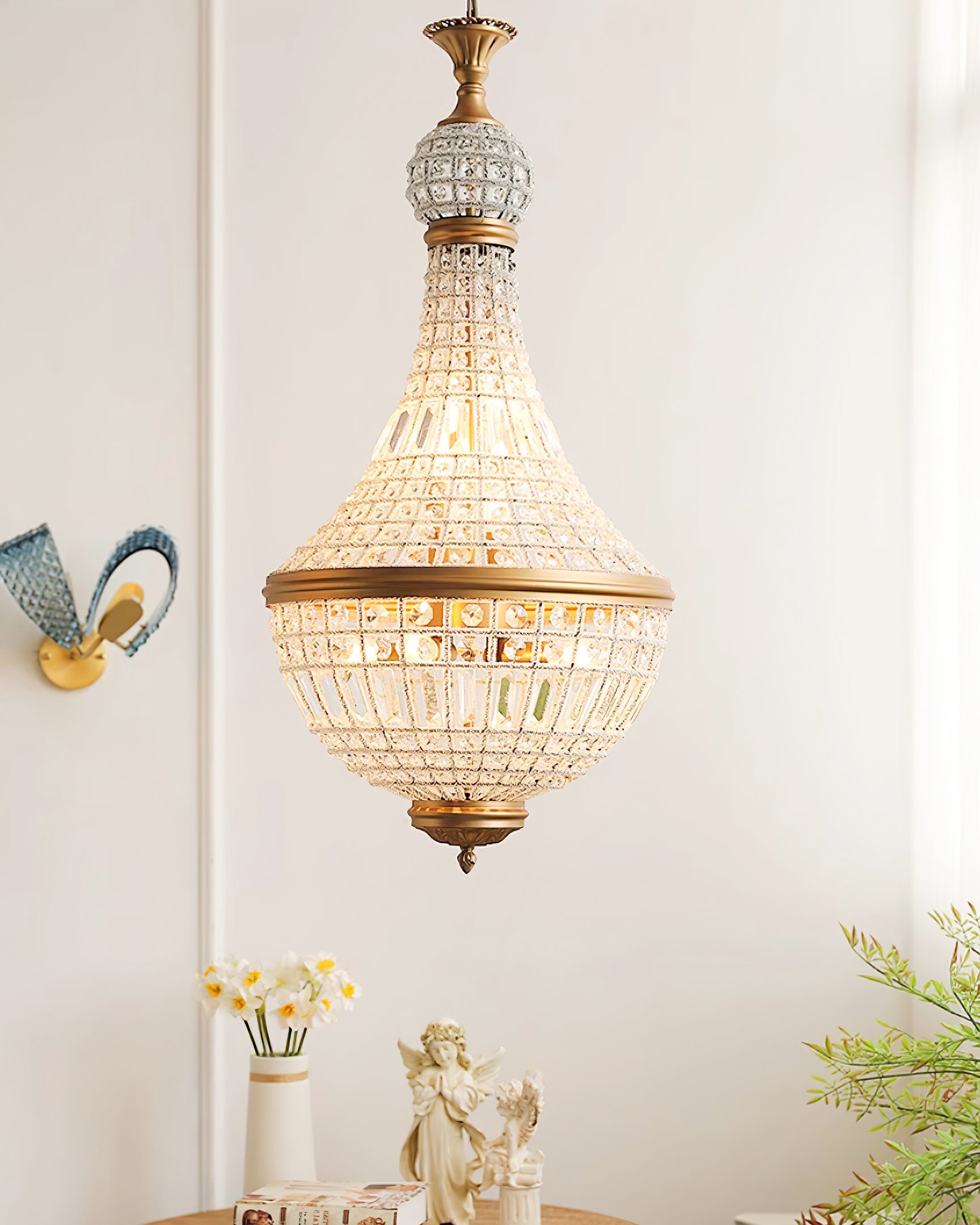 Lámpara de Araña Marrakech de Cristal y Metal – Elegante Diseño Clásico para Iluminación Interior 2
