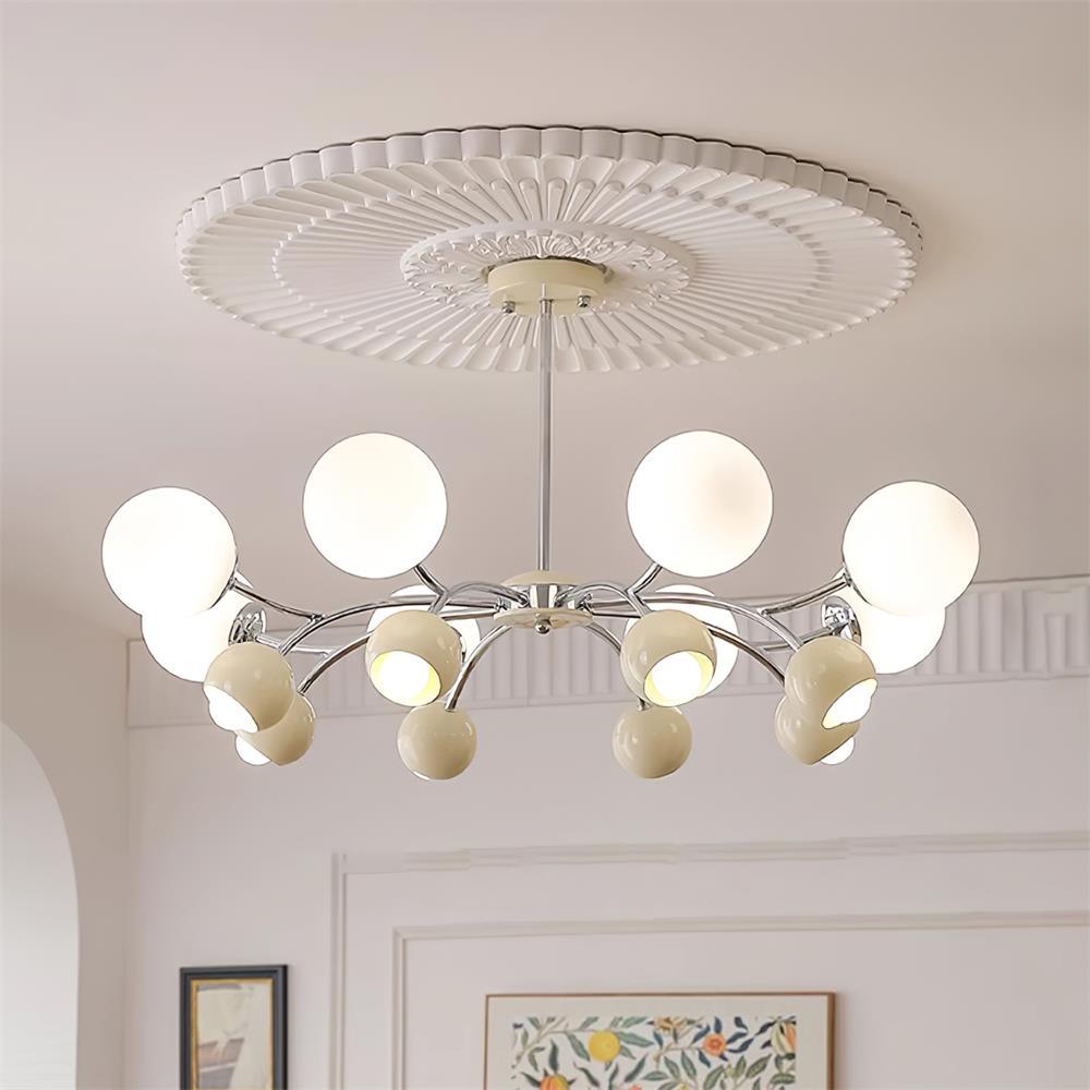 Lámpara de Araña Moderna de Diseño Esférico – Iluminación Elegante para Interiores 10