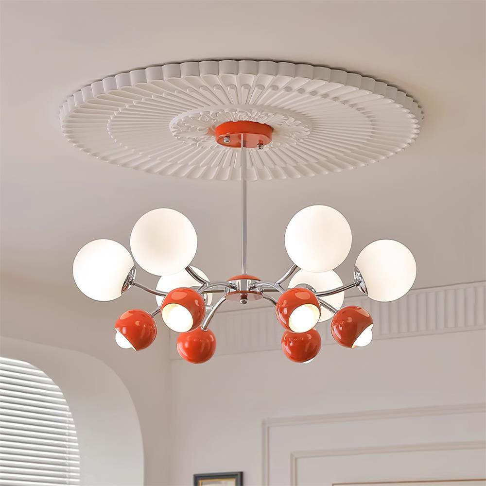 Lámpara de Araña Moderna de Diseño Esférico – Iluminación Elegante para Interiores 11