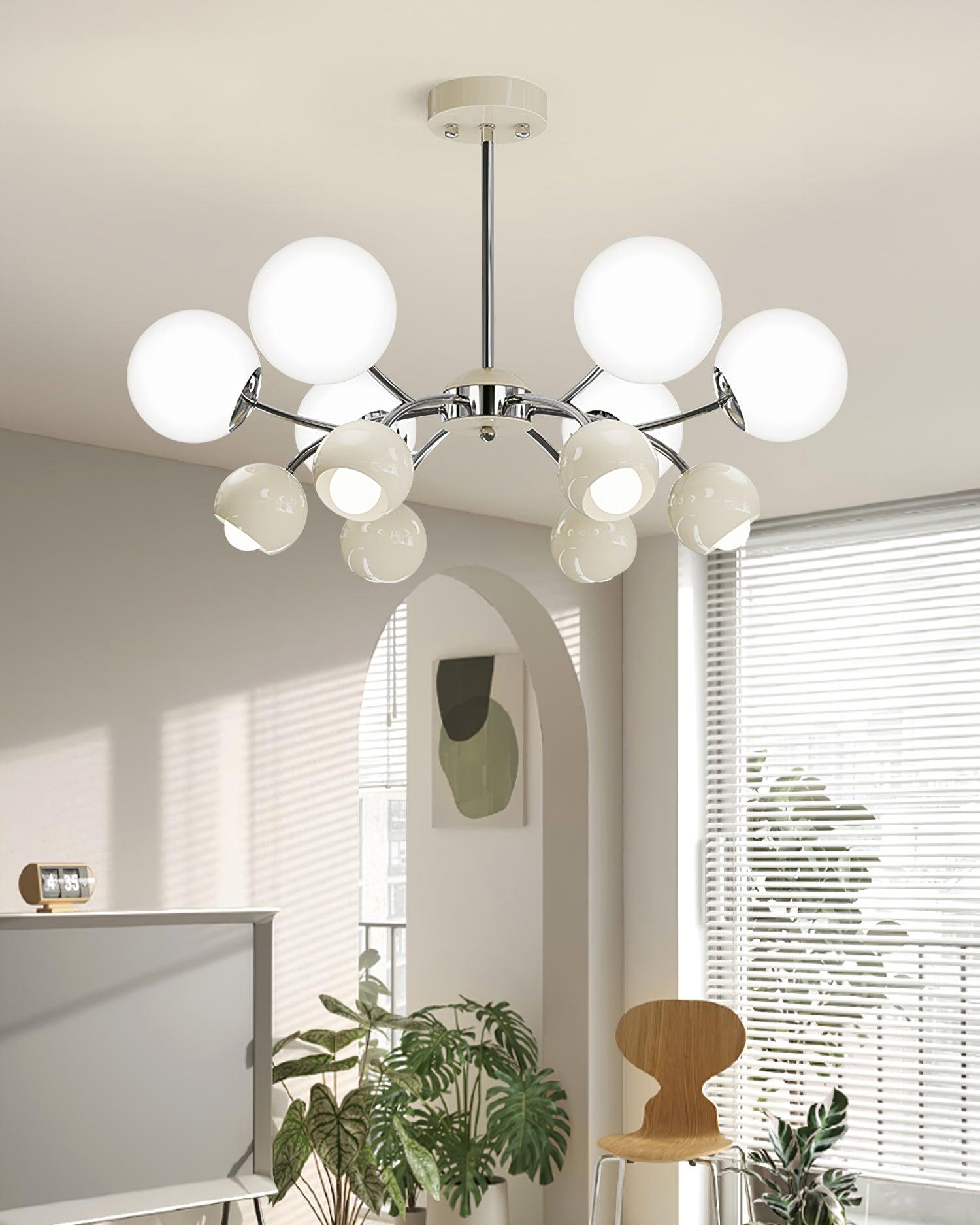 Lámpara de Araña Moderna de Diseño Esférico – Iluminación Elegante para Interiores 4