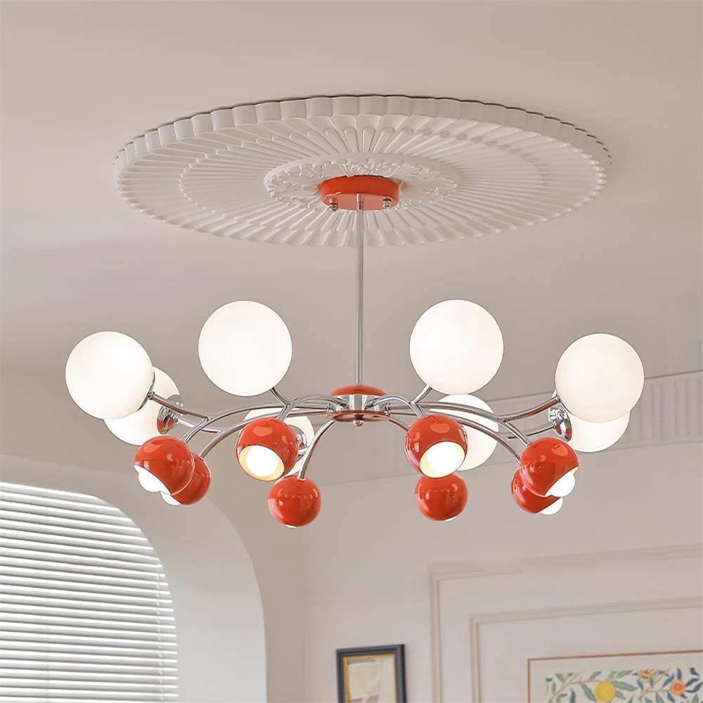 Lámpara de Araña Moderna de Diseño Esférico – Iluminación Elegante para Interiores 9