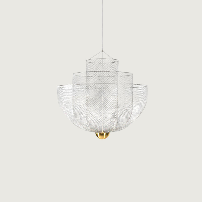 Lámpara de Araña Moderna de Metal con Iluminación LED Integrada – Tamaños de 45cm a 90cm, Diseño Elegante y Duradero 0