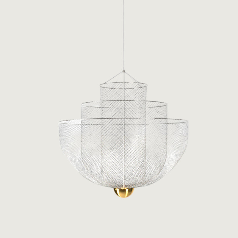 Lámpara de Araña Moderna de Metal con Iluminación LED Integrada – Tamaños de 45cm a 90cm, Diseño Elegante y Duradero 10