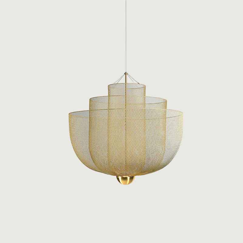 Lámpara de Araña Moderna de Metal con Iluminación LED Integrada – Tamaños de 45cm a 90cm, Diseño Elegante y Duradero 9