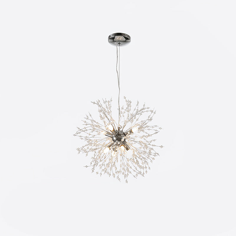 Lámpara de Araña de Cristal Diente de León con 9, 12 o 16 Luces LED – Diseño Moderno y Elegante 10
