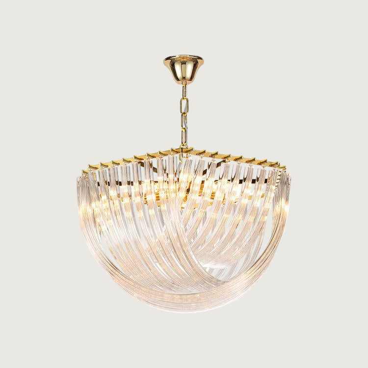 Lámpara de Araña de Estilo Mid-Century en Vidrio Murano – Varias Tamaños Disponibles 0