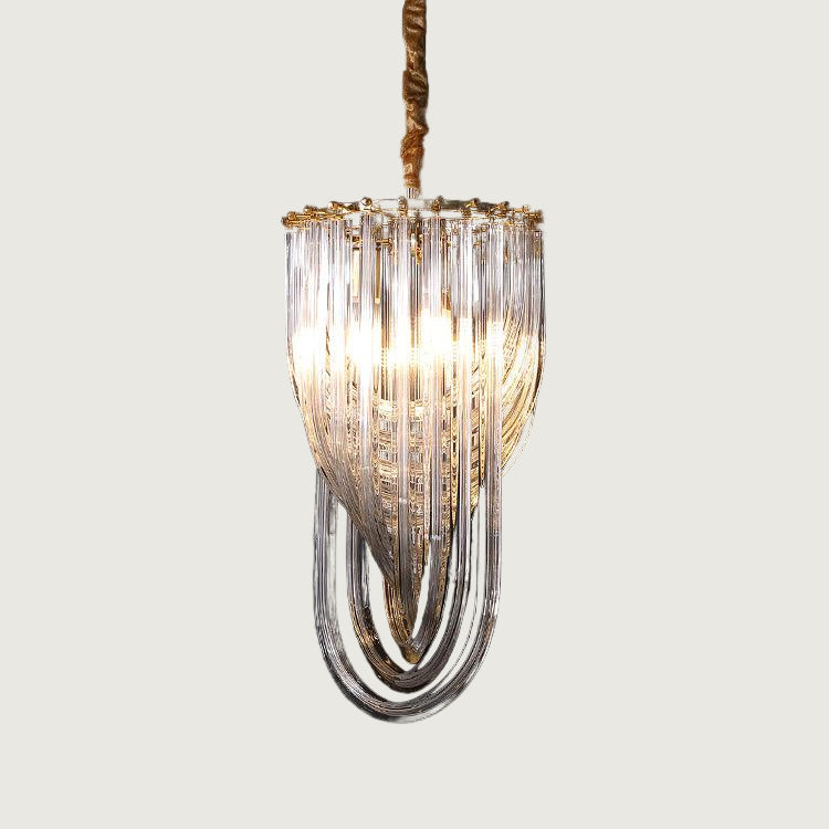 Lámpara de Araña de Estilo Mid-Century en Vidrio Murano – Varias Tamaños Disponibles 10