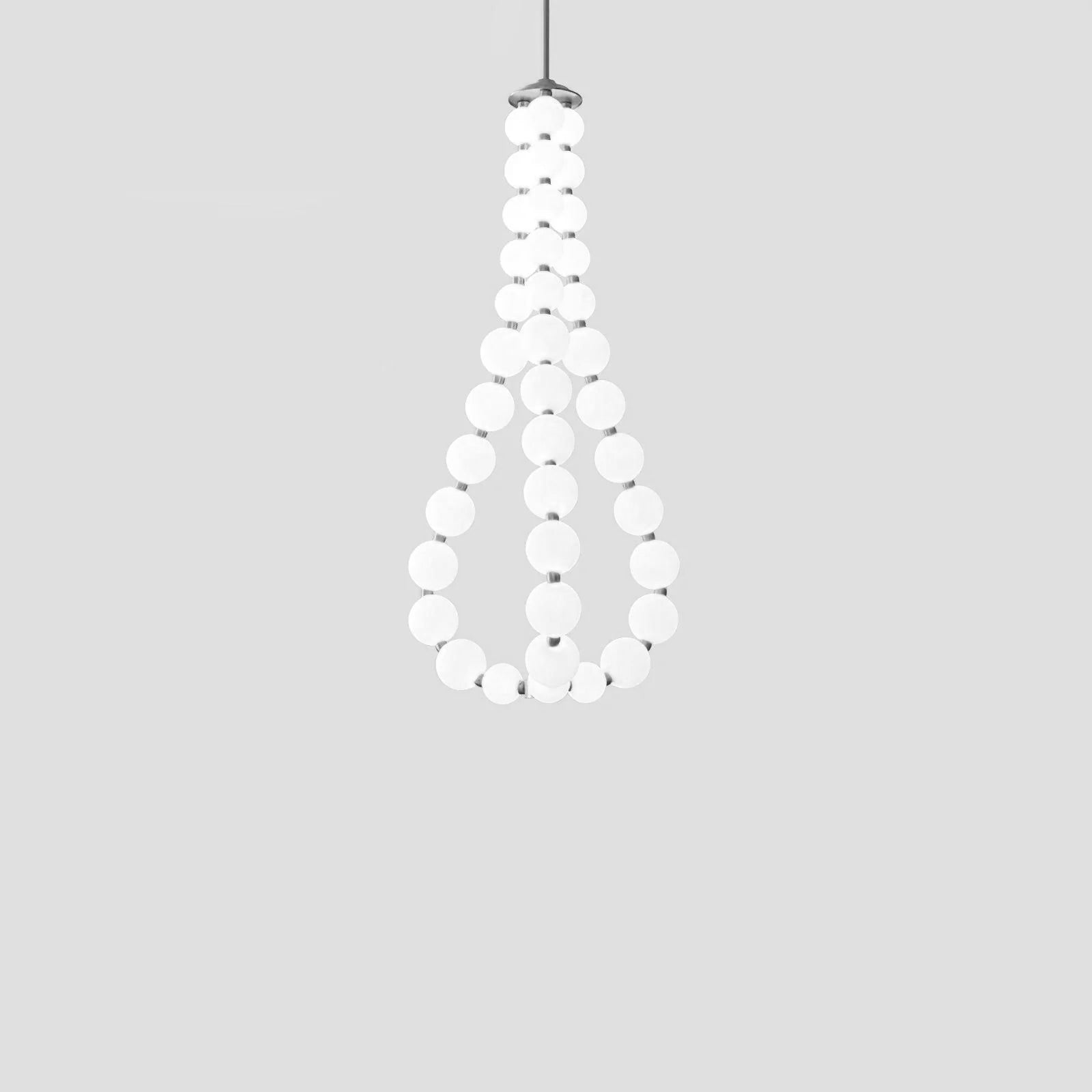 Lámpara de Araña de Perlas Acrílicas con Base de Latón y Luz Regulable – Diseño Elegante para Iluminar Tu Espacio 21