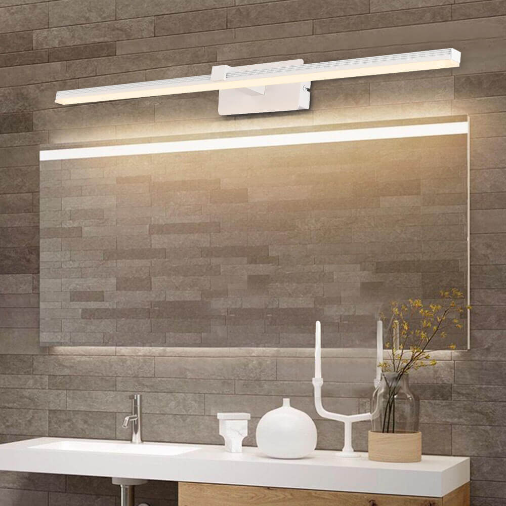 Lámpara de Espejo LED para Baño en Negro y Blanco – Diseño Moderno y Elegante 2