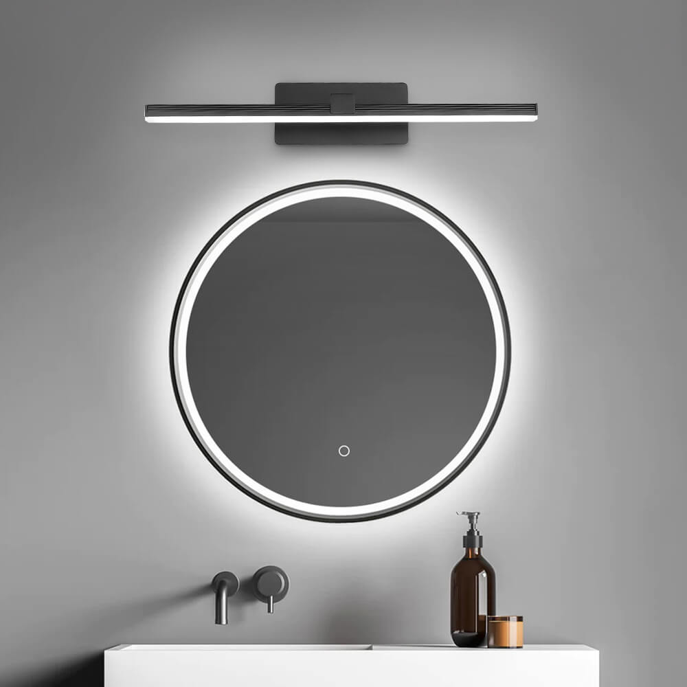 Lámpara de Espejo LED para Baño en Negro y Blanco – Diseño Moderno y Elegante 3