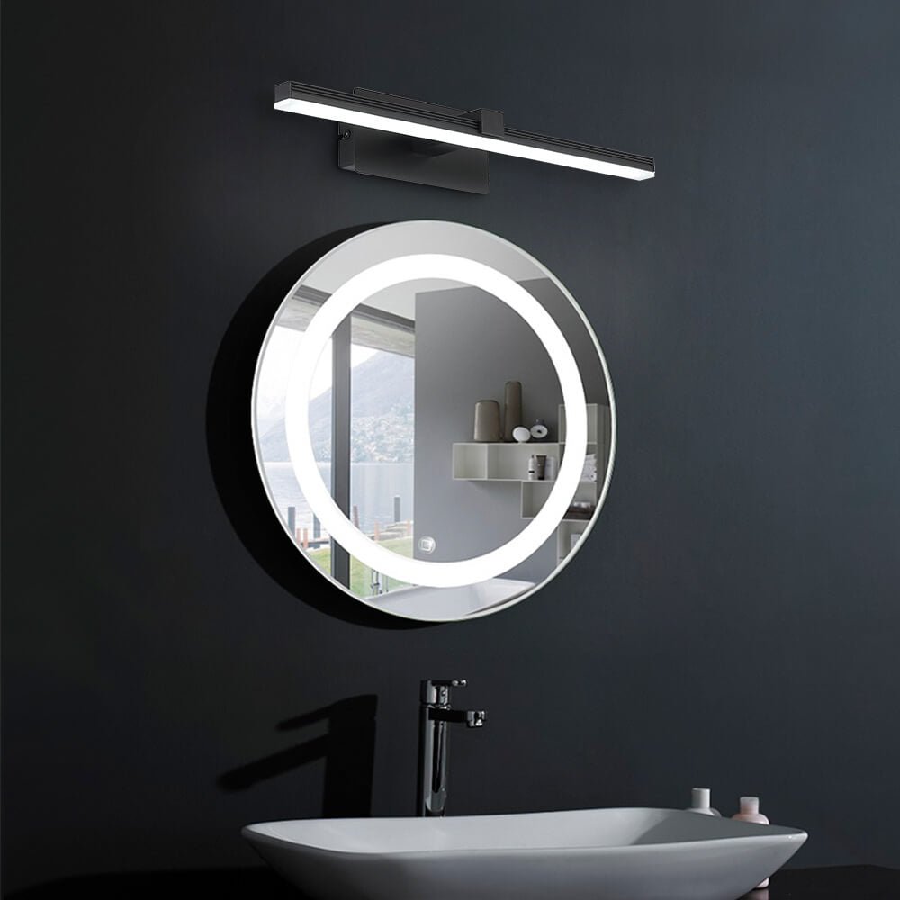 Lámpara de Espejo LED para Baño en Negro y Blanco – Diseño Moderno y Elegante 5