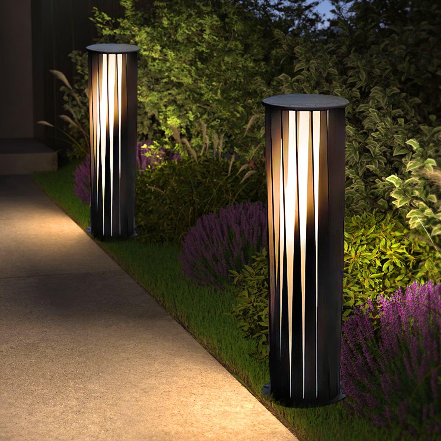 Lámpara de Exterior LED Eficiente con Cuerpo de Metal y Pantalla Acrílica, Resistente a la Intemperie, IP65, Alturas de 40cm, 60cm y 80cm 4