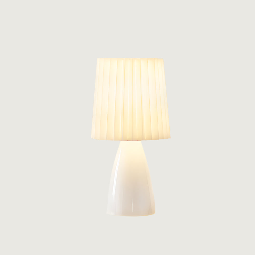 Lámpara de Mesa Apollo de Cerámica y Tela – Estilo Moderno y Clásico, Ideal para Interiores 2