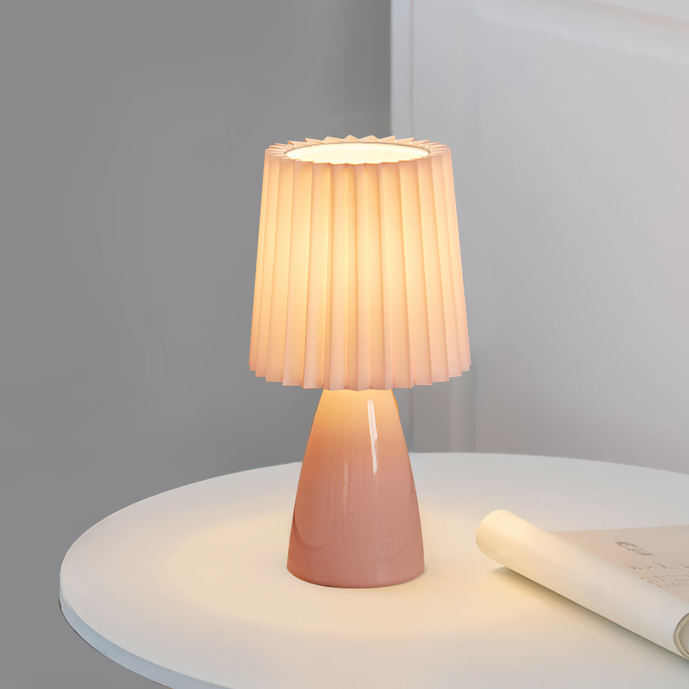 Lámpara de Mesa Apollo de Cerámica y Tela – Estilo Moderno y Clásico, Ideal para Interiores 9