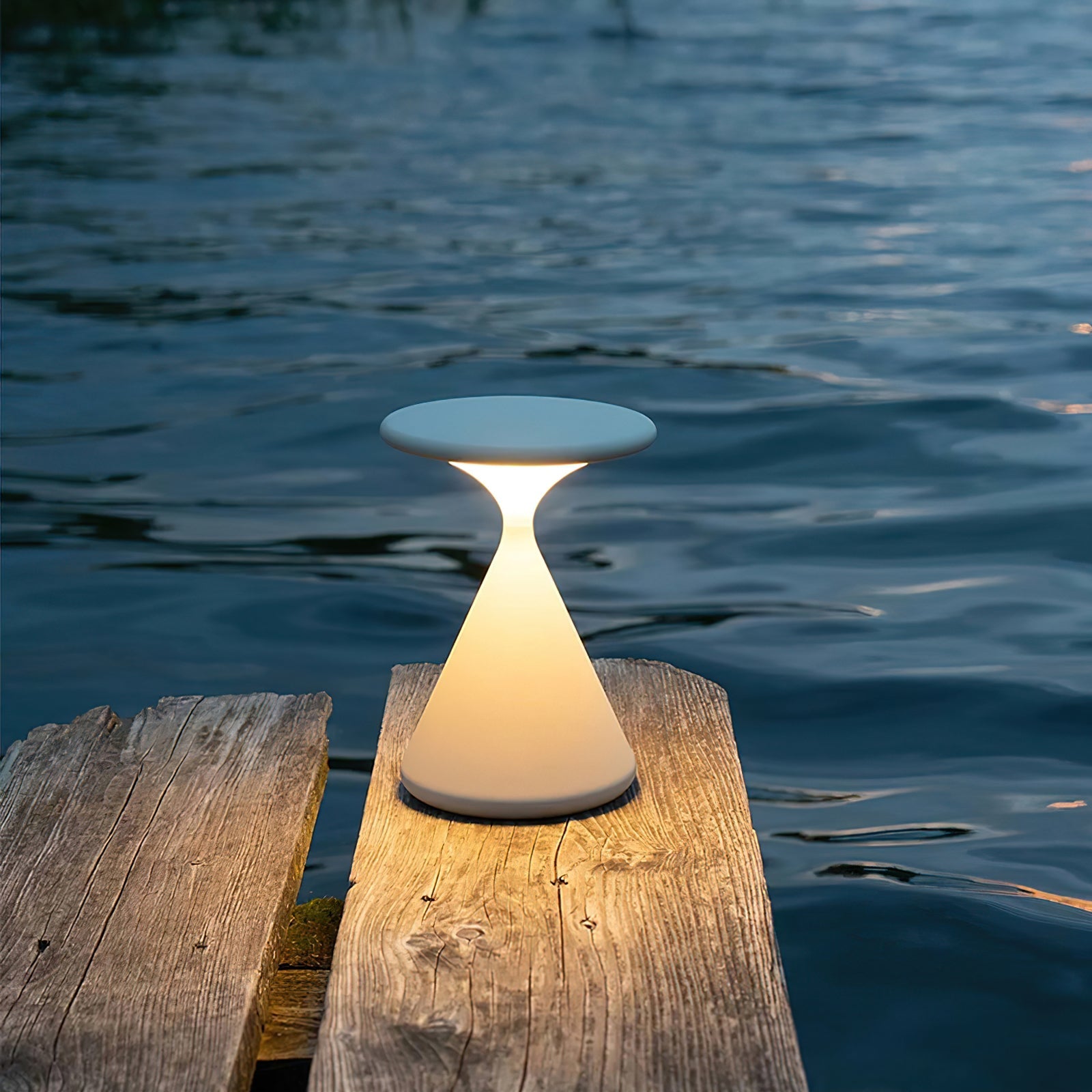 Lámpara de Mesa Atmosférica Portátil con Batería Integrada - Luz Cálida, Neutra y Fría, Ideal para Interior y Exterior 4