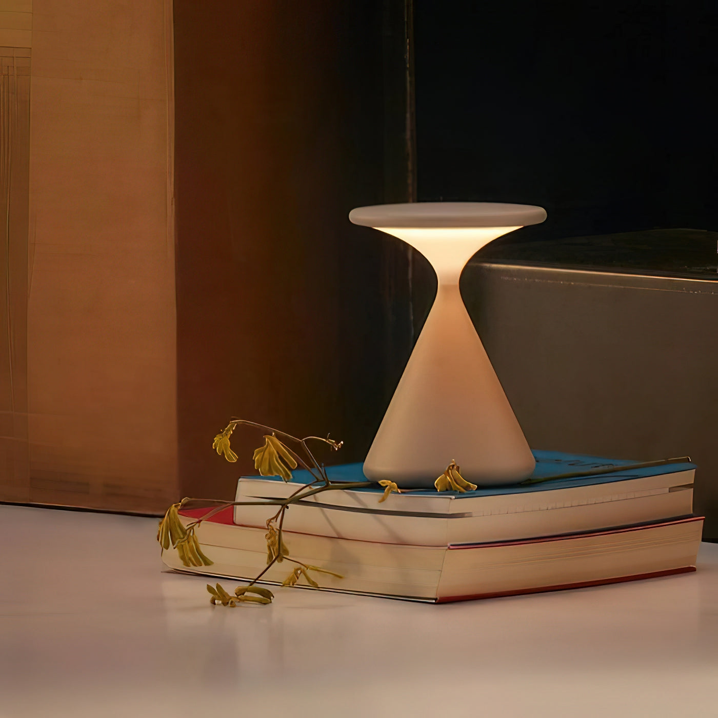 Lámpara de Mesa Atmosférica Portátil con Batería Integrada - Luz Cálida, Neutra y Fría, Ideal para Interior y Exterior 5