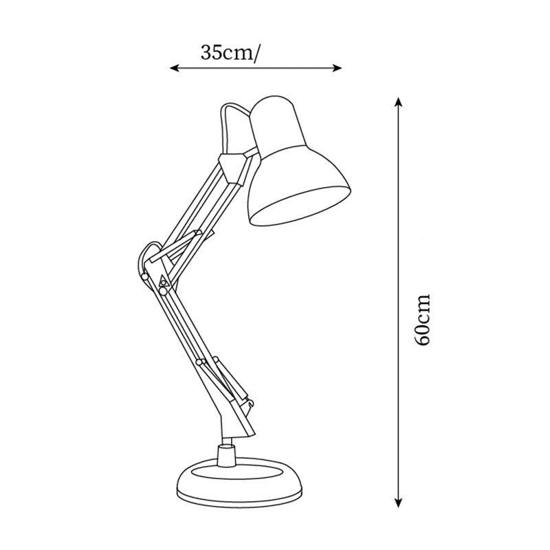 Lámpara de Mesa Flexo Ajustable en Colores Vibrantes – Diseño Moderno para Iluminación Personalizada 4