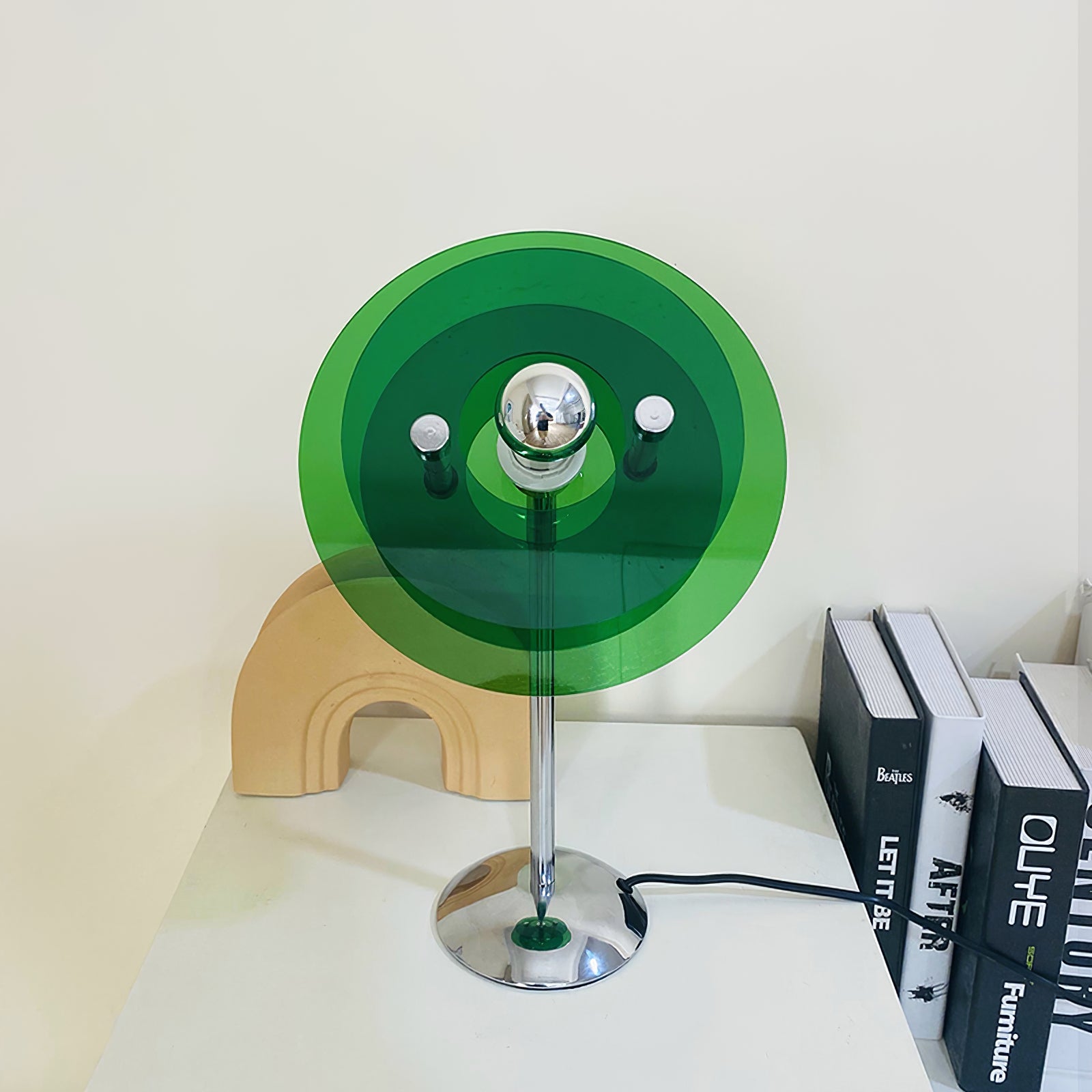 Lámpara de Mesa Geométrica LED con Diseño Elegante – 23cm de Diámetro 10