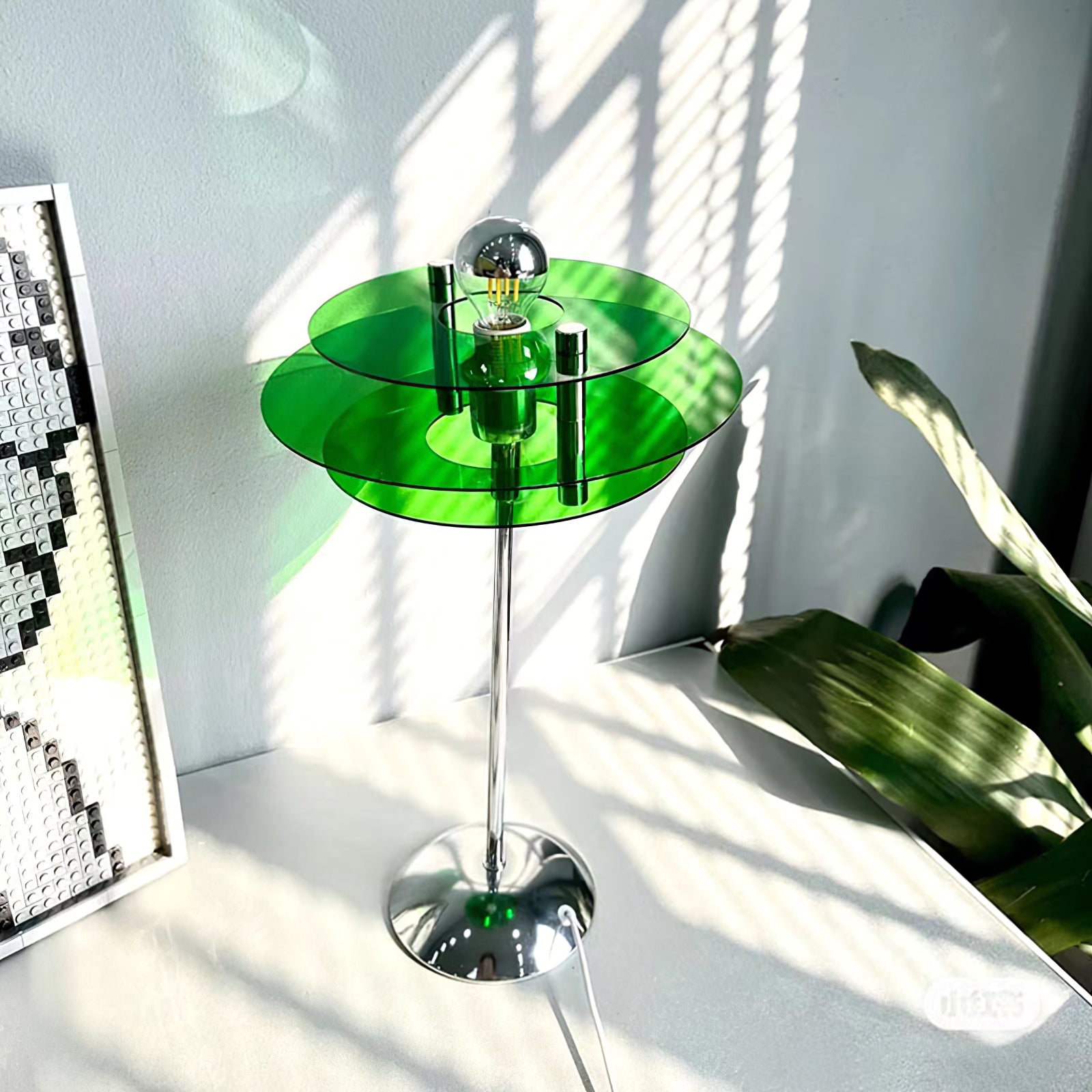 Lámpara de Mesa Geométrica LED con Diseño Elegante – 23cm de Diámetro 3