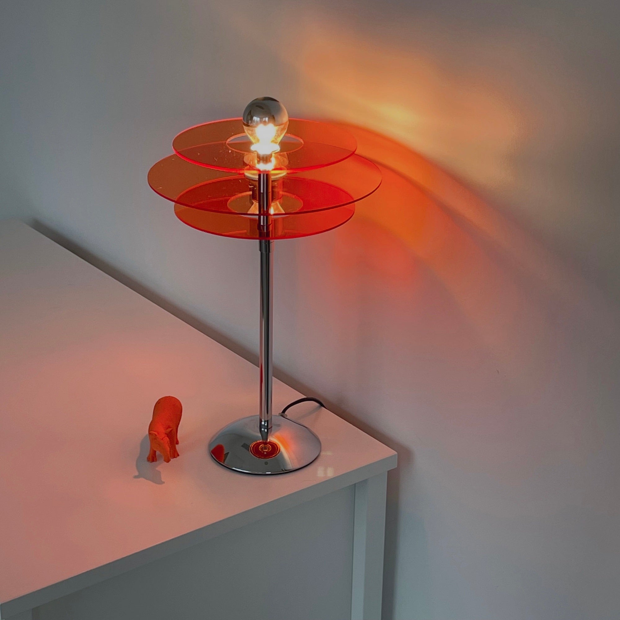 Lámpara de Mesa Geométrica LED con Diseño Elegante – 23cm de Diámetro 5