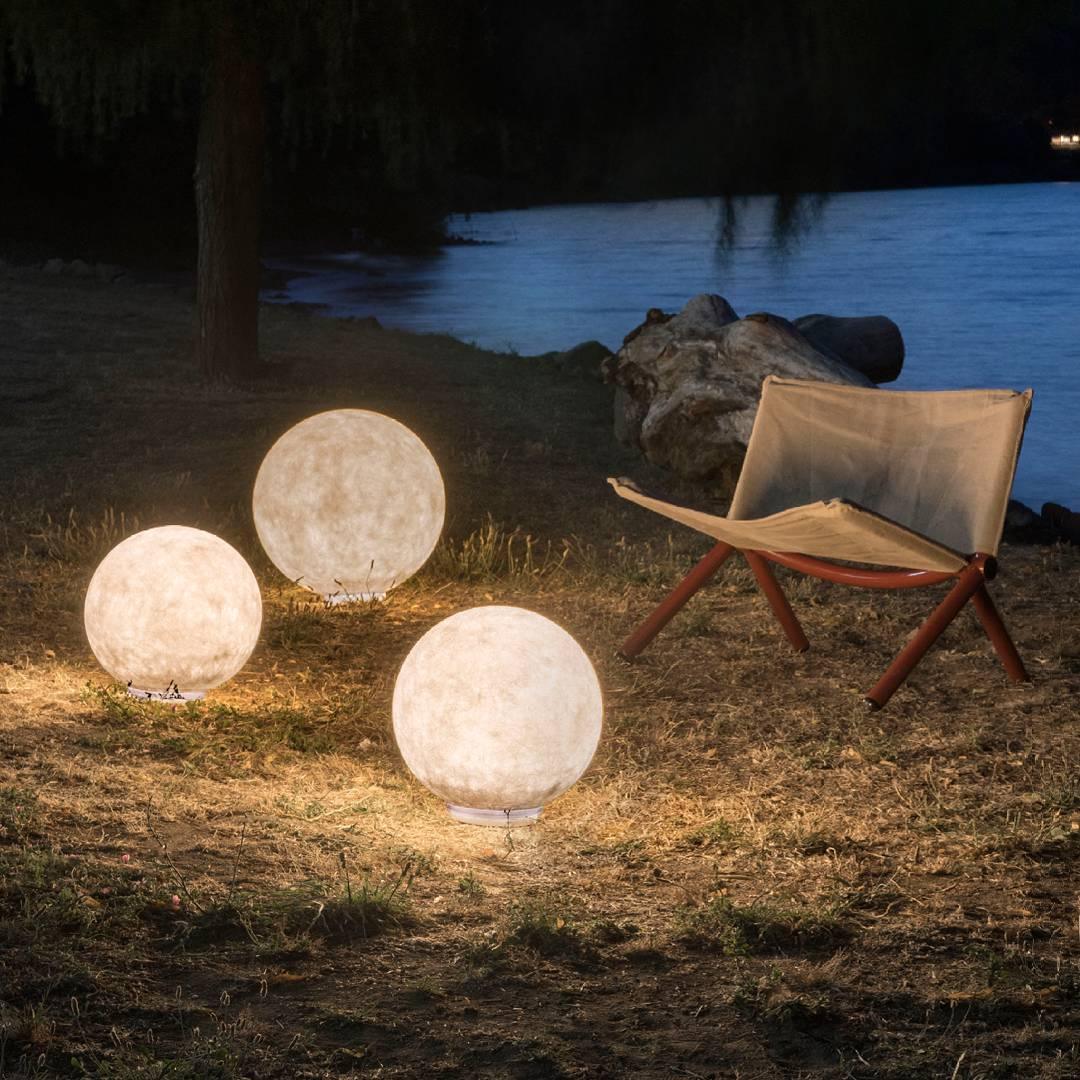 Lámpara de Mesa Lunar de Resina con Luz Suave - Tamaños de 20cm a 50cm, Ideal para Mesita de Noche y Decoración Interior 6