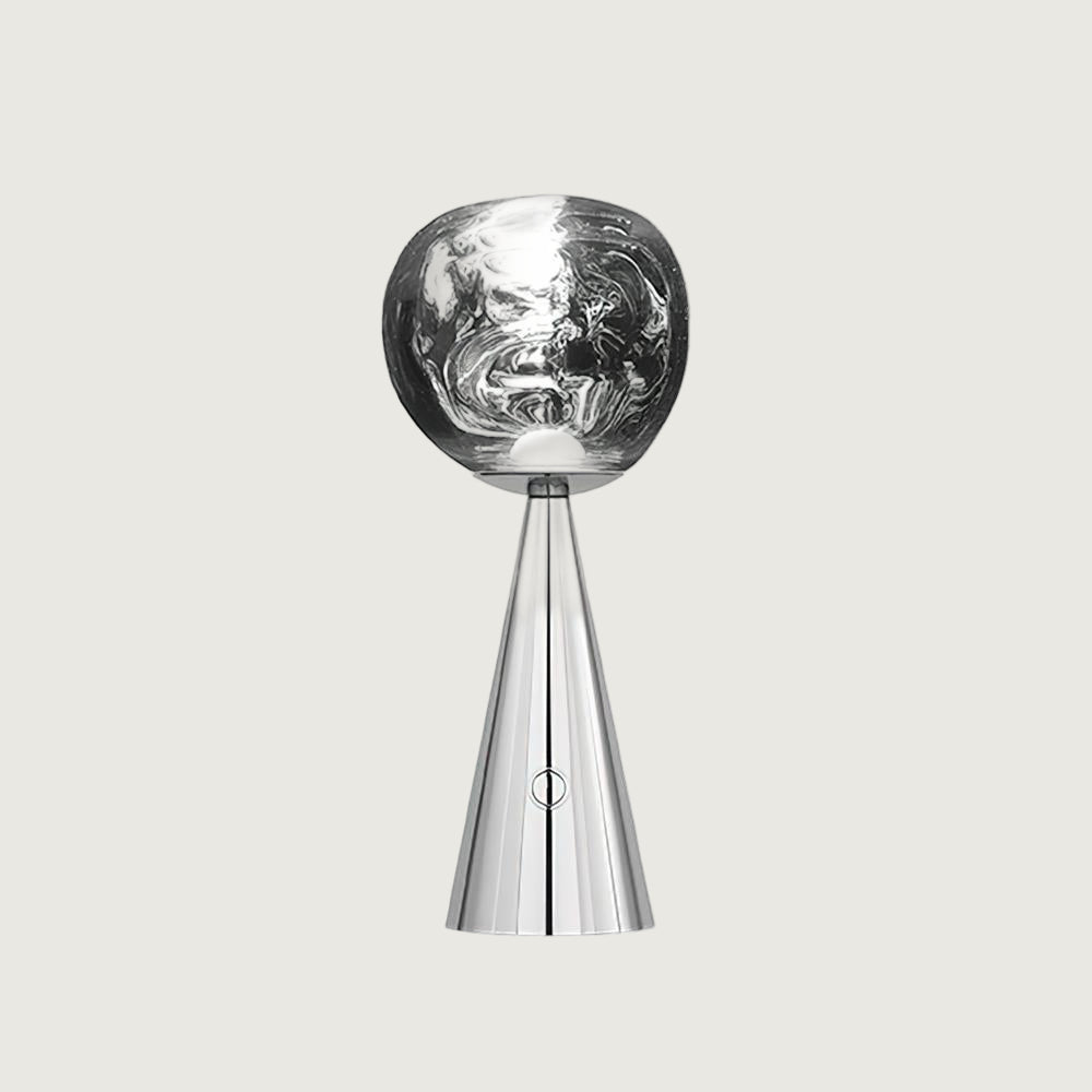 Lámpara de Mesa Moderna Lava Charge con Base de Metal, Pantalla de Acrílico y Puerto USB – Ideal para Decoración Interior 9