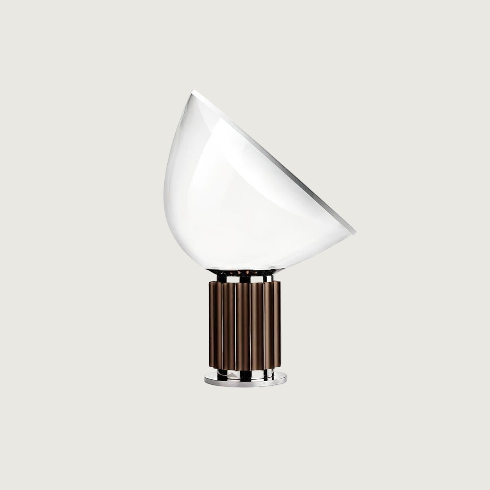 Lámpara de Mesa Moderna con Difusor de Cristal y Reflector de Aluminio – Ideal para Escritorio y Mesita de Noche 10
